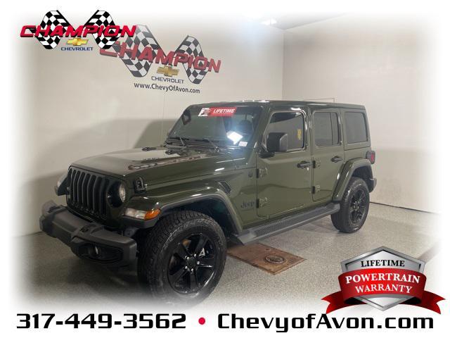 used 2022 Jeep Wrangler Unlimited car, priced at $39,388