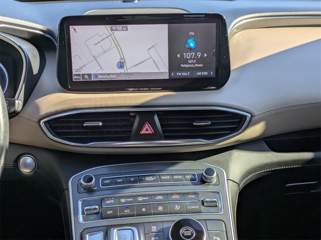 used 2021 Hyundai Santa Fe car, priced at $18,987