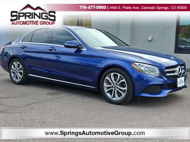used 2018 Mercedes-Benz C-Class car, priced at $21,399