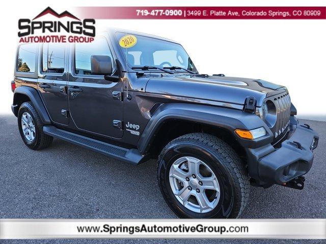 used 2020 Jeep Wrangler Unlimited car, priced at $26,699