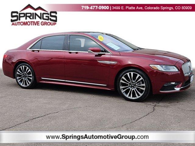 used 2017 Lincoln Continental car, priced at $25,998