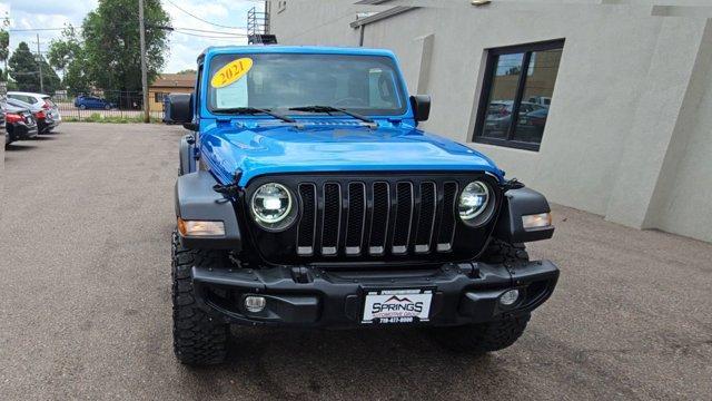 used 2021 Jeep Wrangler car, priced at $24,397