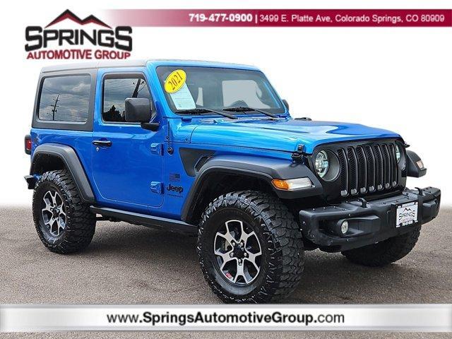 used 2021 Jeep Wrangler car, priced at $24,397