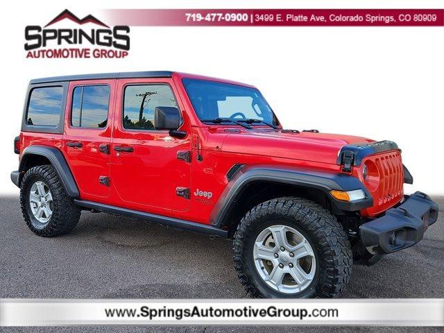 used 2020 Jeep Wrangler Unlimited car, priced at $20,599