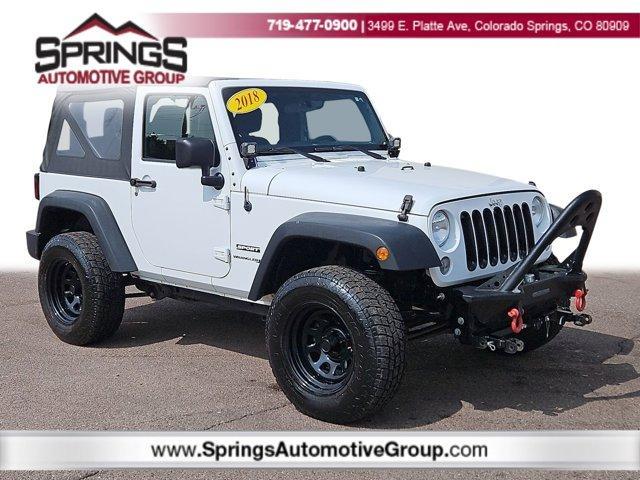 used 2018 Jeep Wrangler JK car, priced at $21,099