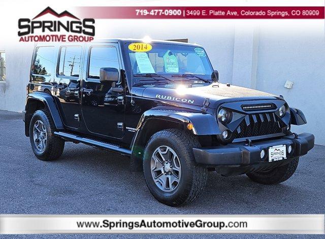 used 2014 Jeep Wrangler Unlimited car, priced at $18,998