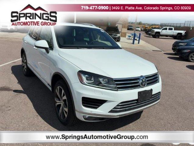 used 2017 Volkswagen Touareg car, priced at $18,399