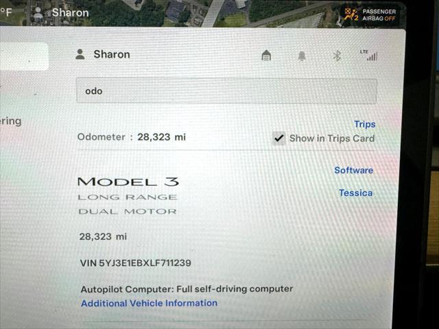 used 2020 Tesla Model 3 car, priced at $29,990