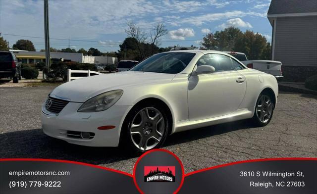 used 2006 Lexus SC 430 car, priced at $7,499