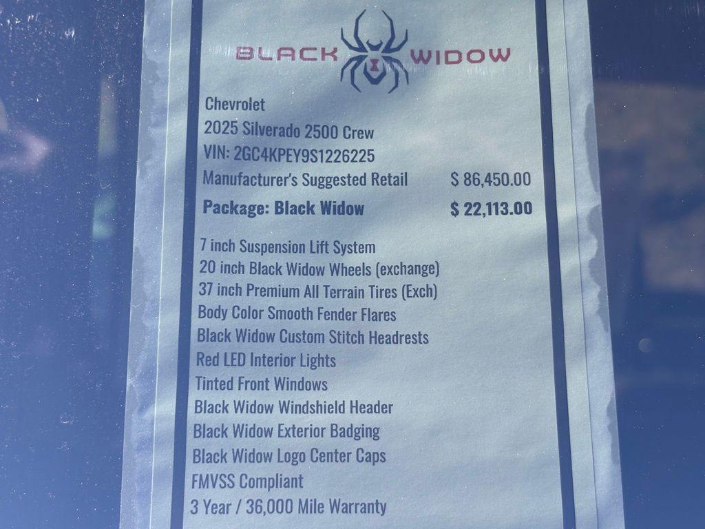 new 2025 Chevrolet Silverado 2500 car, priced at $99,896