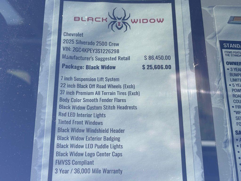 new 2025 Chevrolet Silverado 2500 car, priced at $99,896