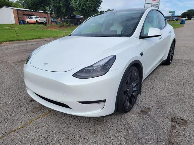 used 2021 Tesla Model Y car, priced at $27,995