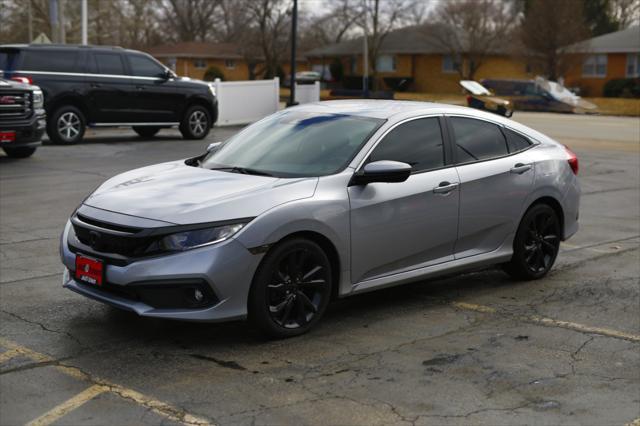 used 2019 Honda Civic car, priced at $17,500