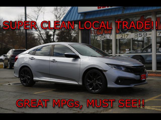 used 2019 Honda Civic car, priced at $17,500