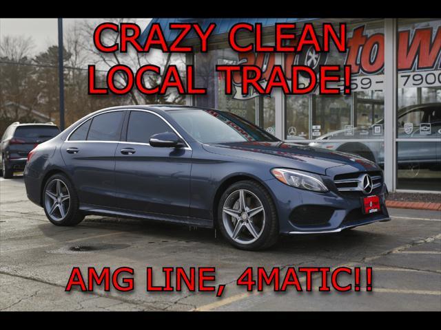 used 2015 Mercedes-Benz C-Class car, priced at $14,700