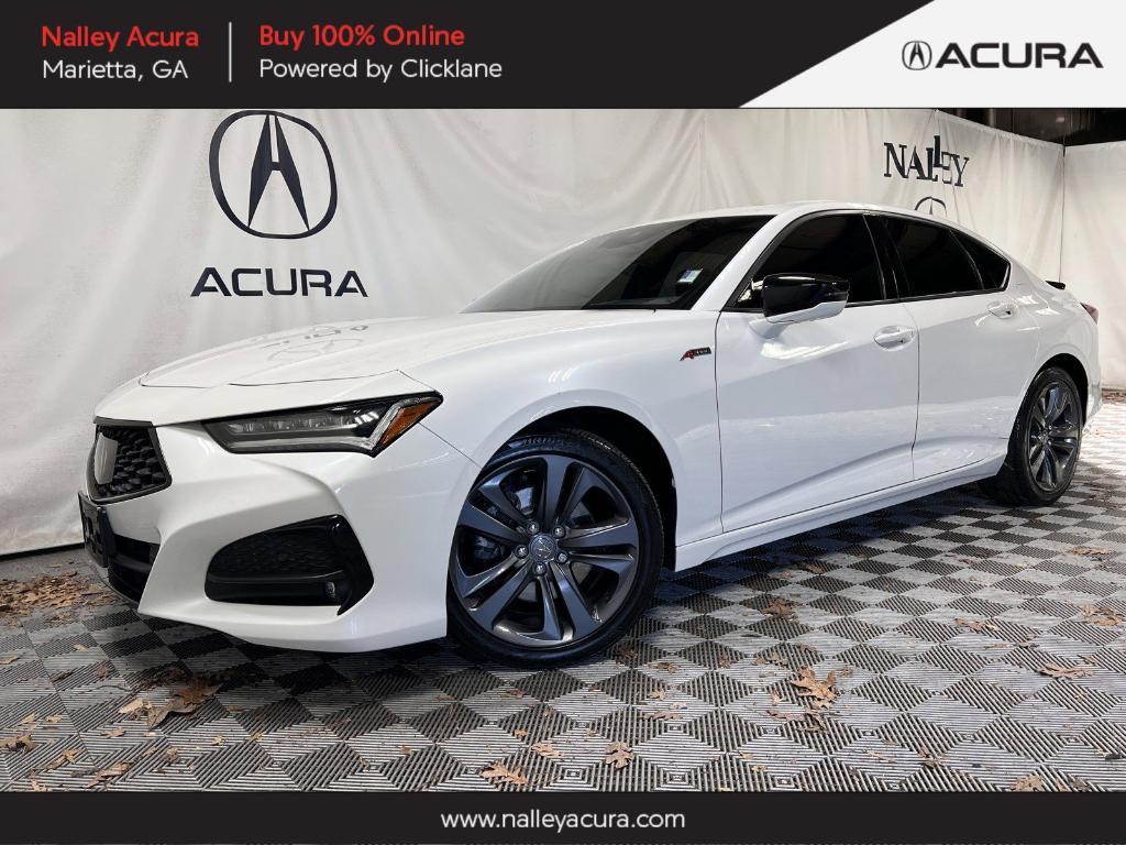 used 2022 Acura TLX car, priced at $34,999