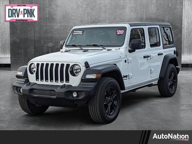 used 2020 Jeep Wrangler Unlimited car, priced at $28,991