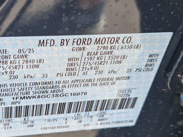 new 2025 Ford Explorer car, priced at $57,685