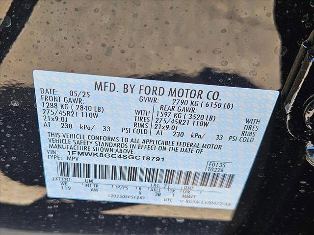 new 2025 Ford Explorer car, priced at $54,007