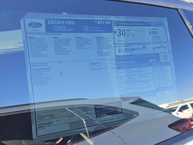 new 2025 Ford Escape car, priced at $26,500