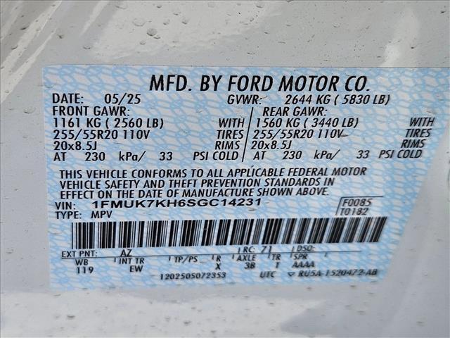 new 2025 Ford Explorer car, priced at $45,885