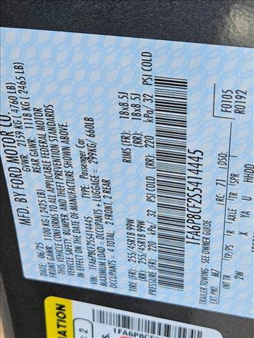 new 2025 Ford Mustang car, priced at $47,355