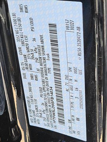 new 2025 Ford F-150 car, priced at $75,165