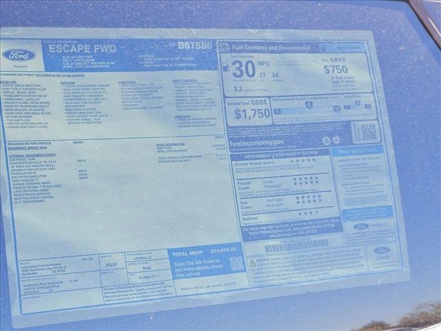 new 2025 Ford Escape car, priced at $27,500