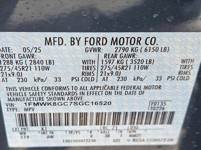 new 2025 Ford Explorer car, priced at $54,450