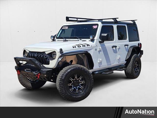 used 2018 Jeep Wrangler Unlimited car, priced at $24,664