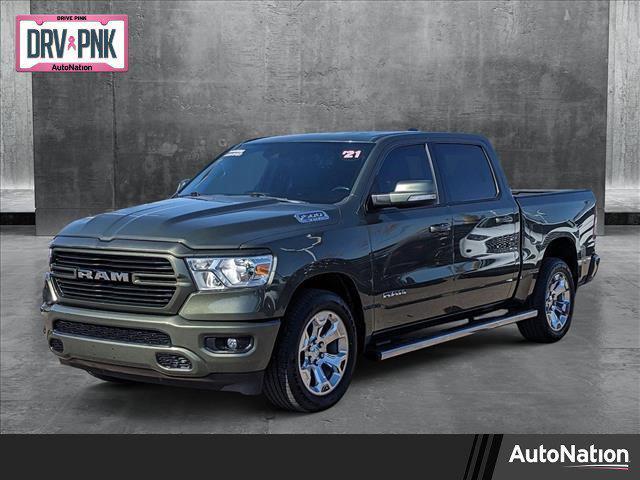 used 2021 Ram 1500 car, priced at $30,600