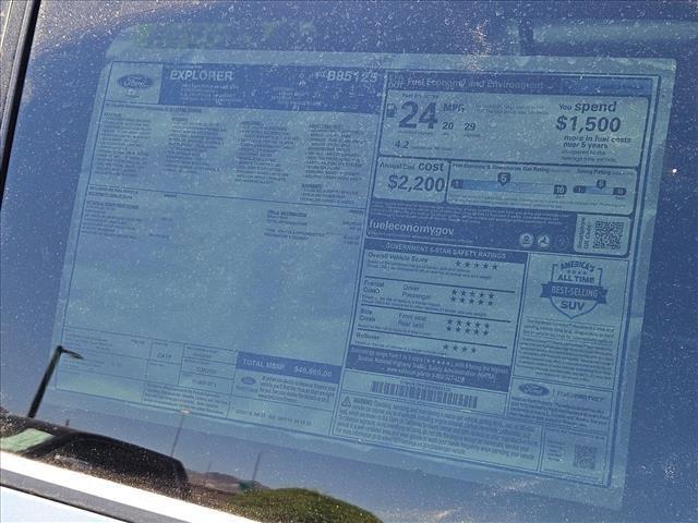 new 2025 Ford Explorer car, priced at $44,685