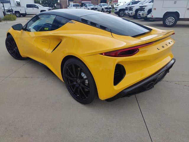 new 2025 Lotus Emira car, priced at $110,449