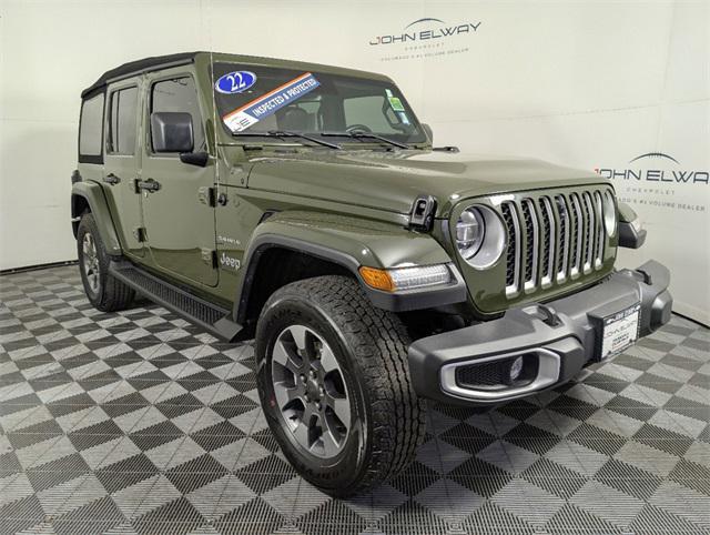 used 2022 Jeep Wrangler Unlimited car, priced at $35,690