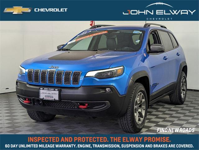 used 2021 Jeep Cherokee car, priced at $29,090