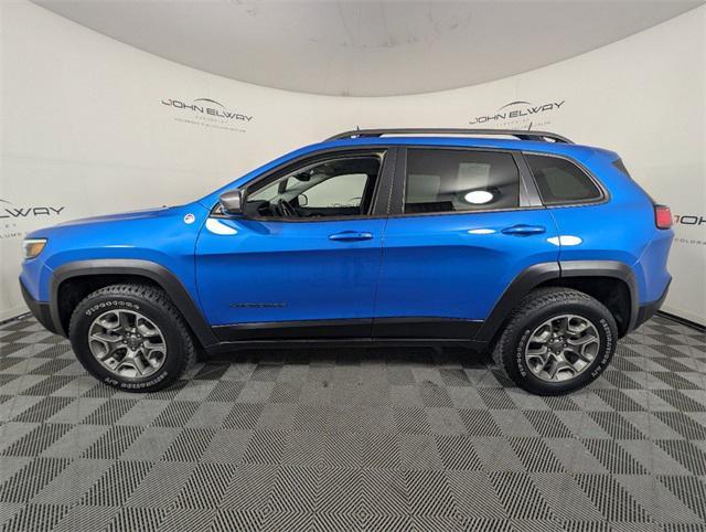 used 2021 Jeep Cherokee car, priced at $27,590