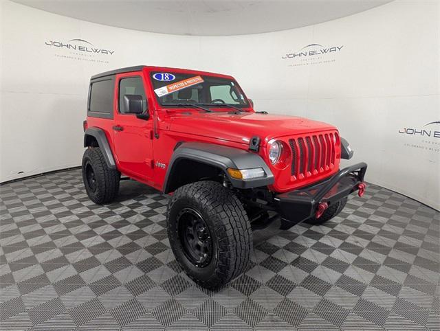 used 2018 Jeep Wrangler car, priced at $25,690