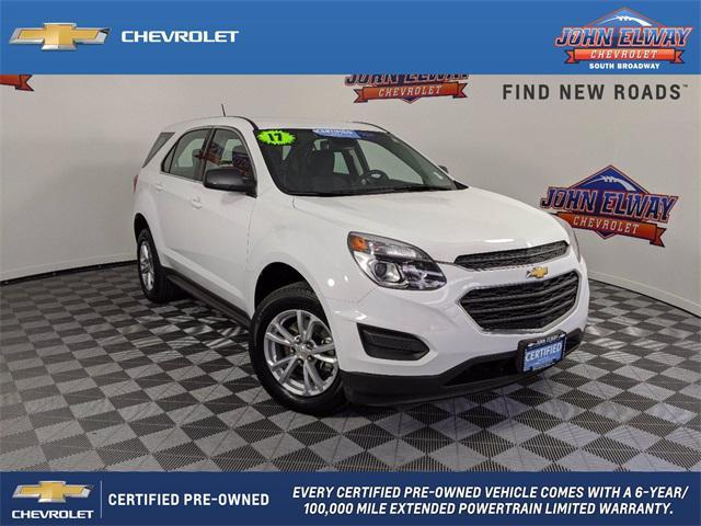 used 2017 Chevrolet Equinox car, priced at $16,590
