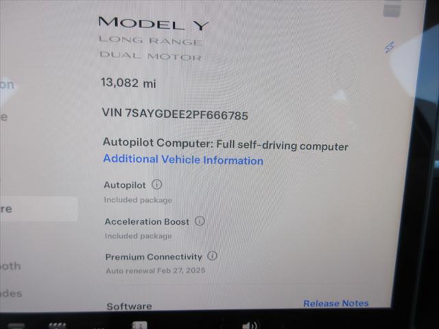 used 2023 Tesla Model Y car, priced at $36,995