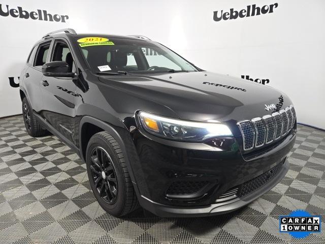 used 2021 Jeep Cherokee car, priced at $19,919