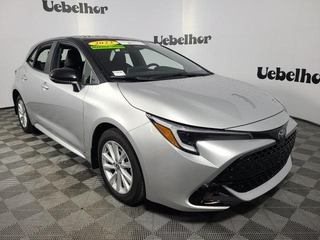 used 2023 Toyota Corolla Hatchback car, priced at $22,822