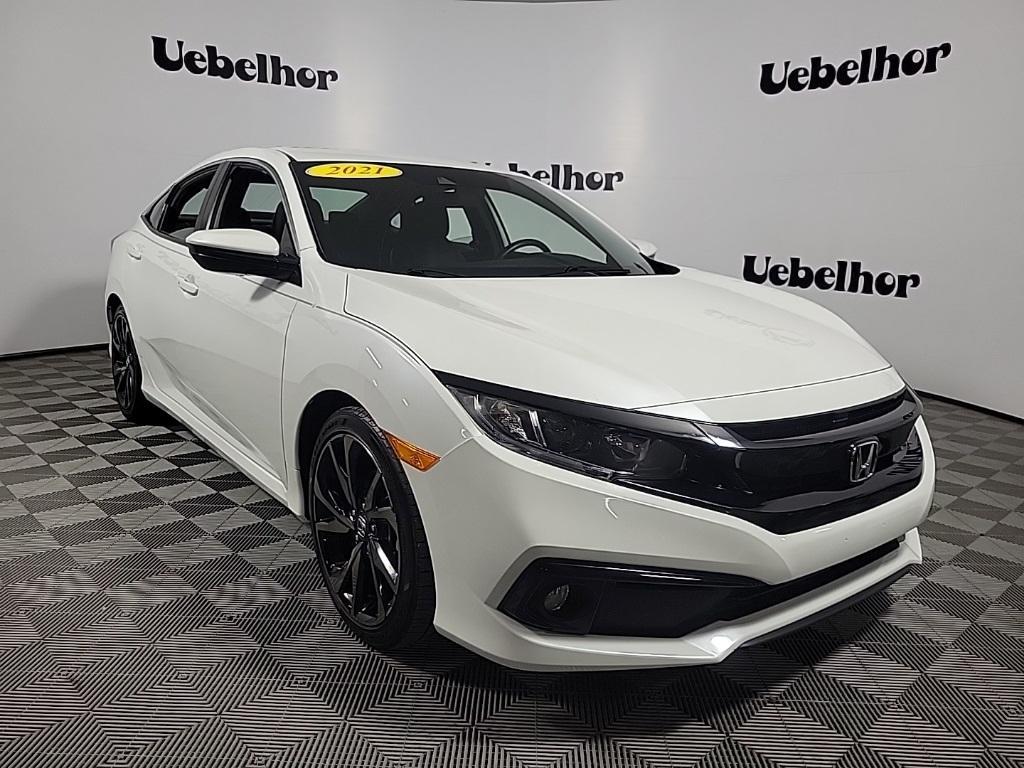 used 2021 Honda Civic car, priced at $19,997