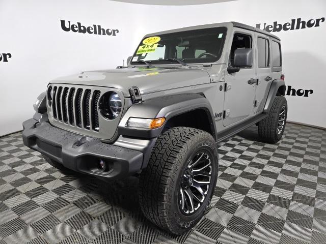 used 2021 Jeep Wrangler Unlimited car, priced at $29,726