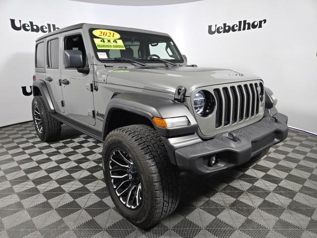 used 2021 Jeep Wrangler Unlimited car, priced at $29,726