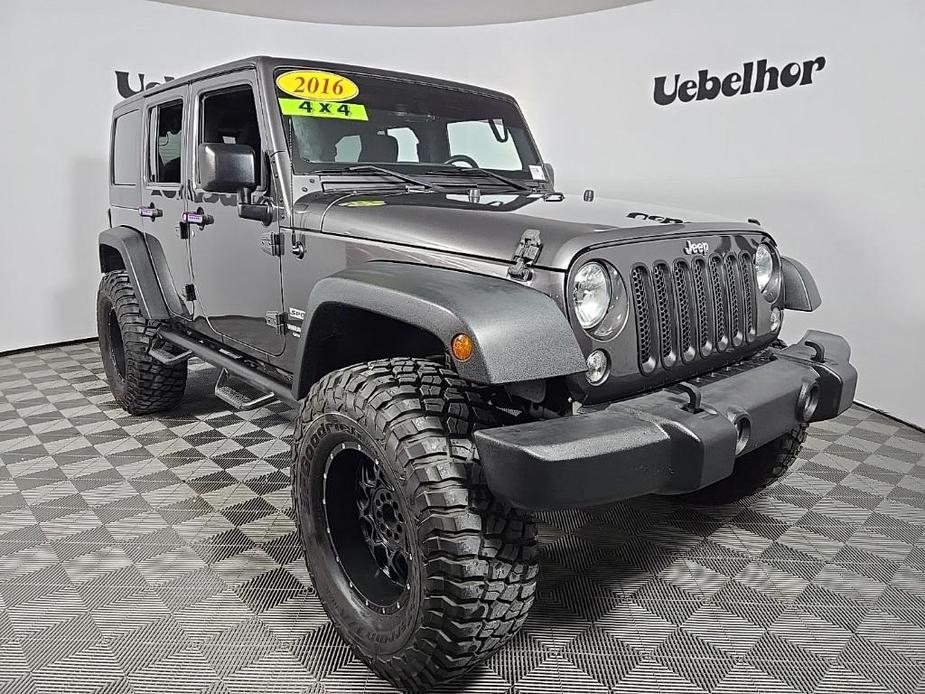 used 2016 Jeep Wrangler Unlimited car, priced at $20,998