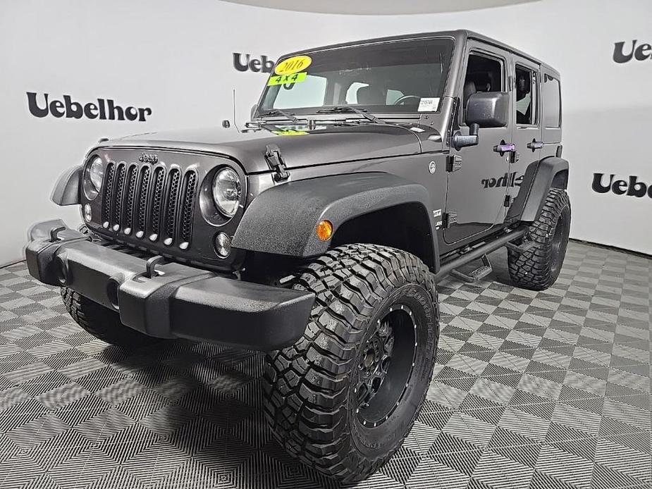 used 2016 Jeep Wrangler Unlimited car, priced at $20,769