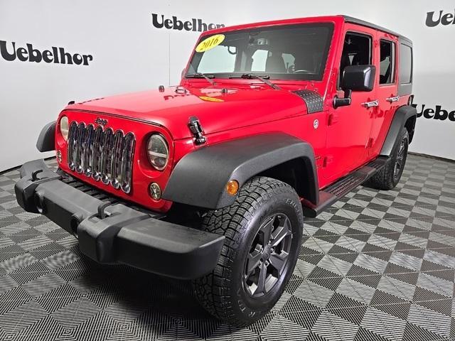 used 2016 Jeep Wrangler Unlimited car, priced at $18,998