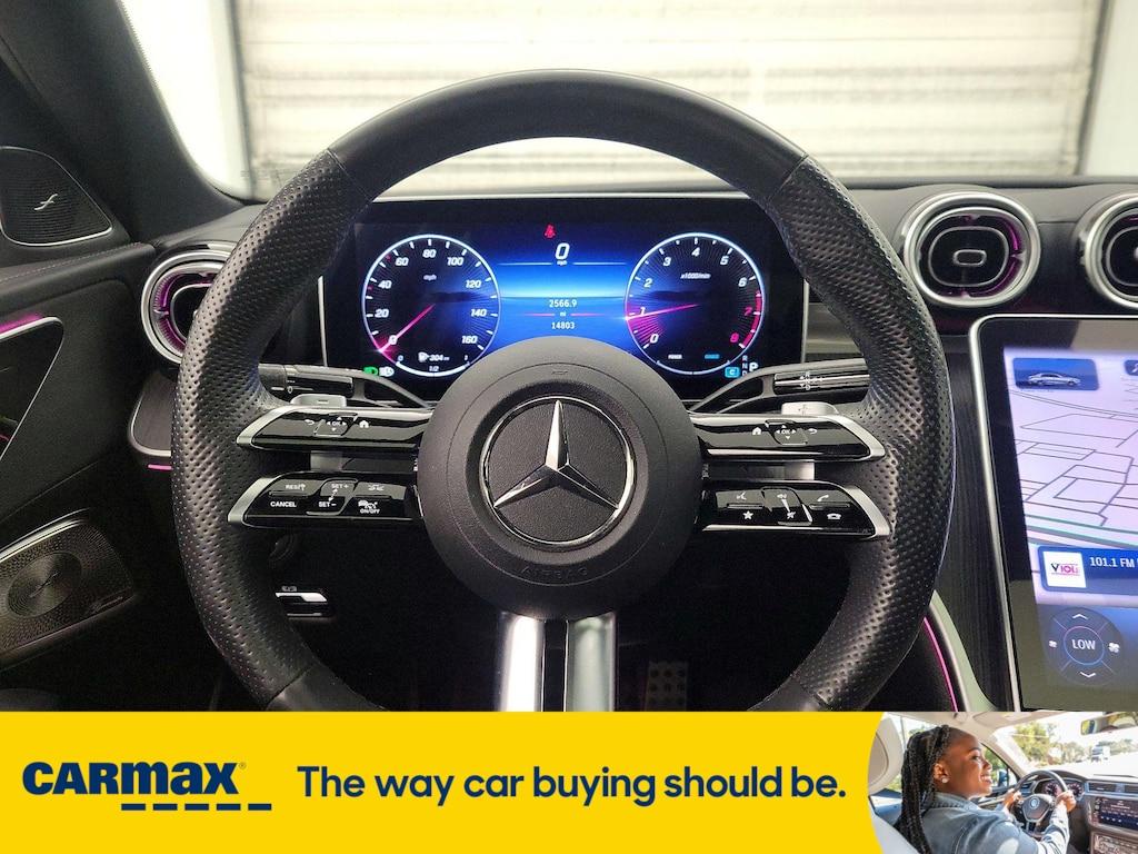 used 2023 Mercedes-Benz C-Class car, priced at $41,998