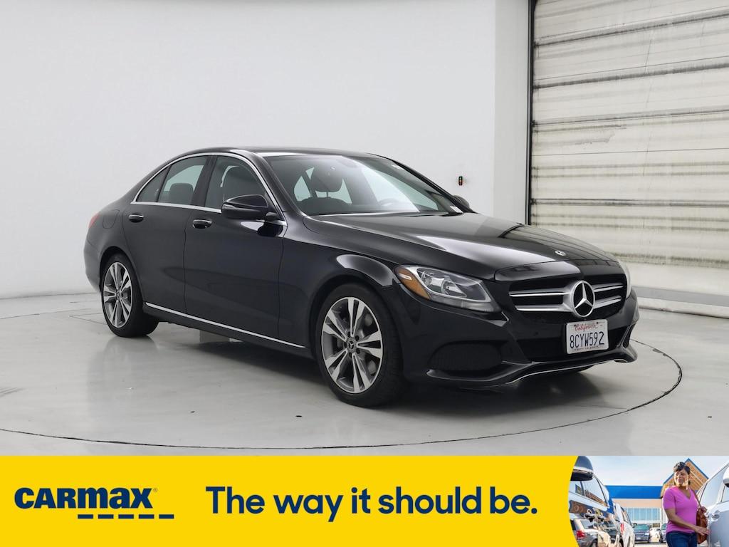 used 2018 Mercedes-Benz C-Class car, priced at $19,998
