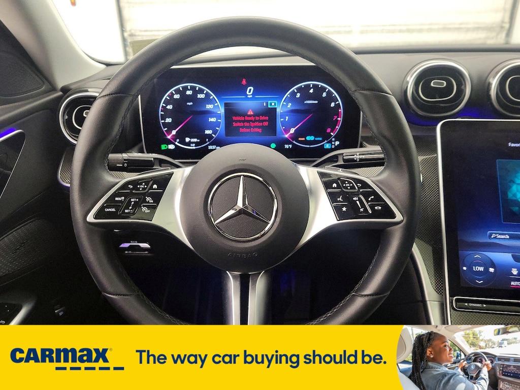 used 2022 Mercedes-Benz C-Class car, priced at $39,998